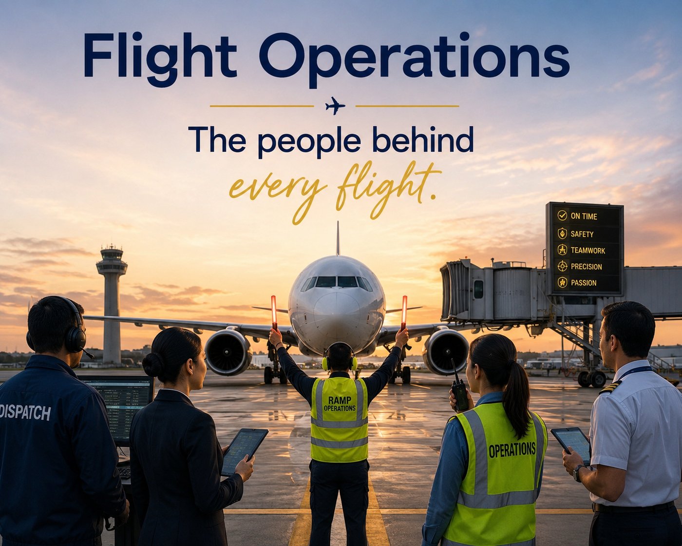 Flight operations team